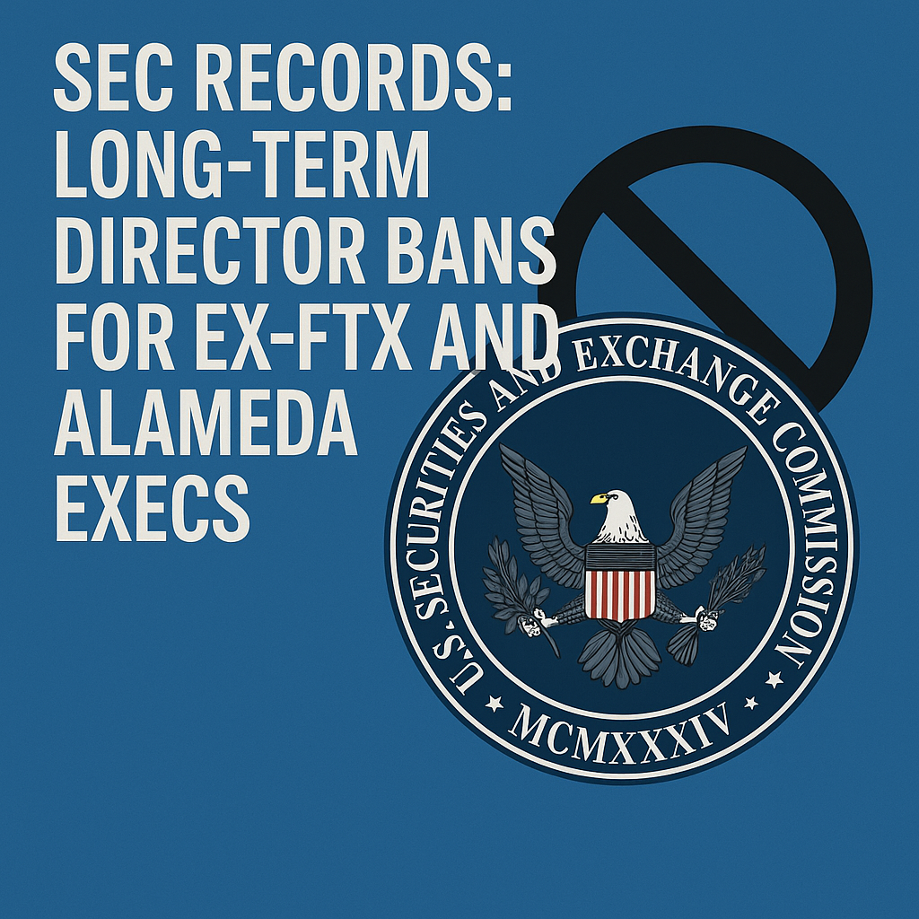 SEC Records: Long-Term Director Bans for Ex-FTX and Alameda Execs