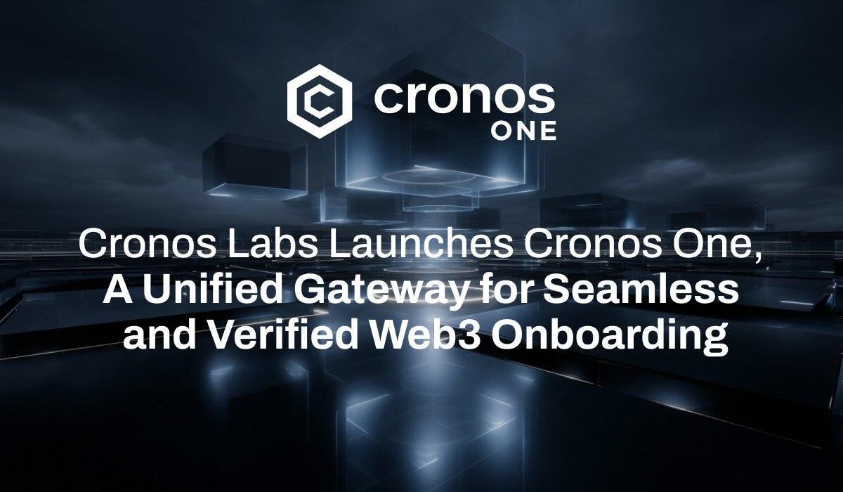Cronos Labs Launches Cronos One, A Unified Gateway for Seamless and Verified Web3 Onboarding (9 Dec)