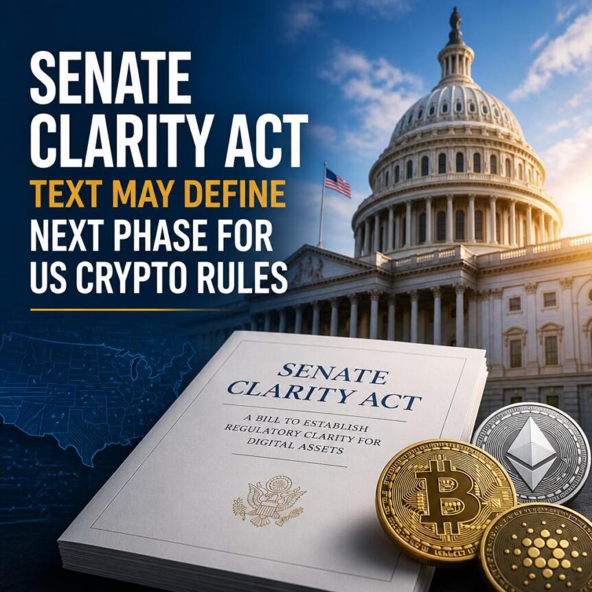 Senate Clarity Act Text May Define Next Phase for US Crypto Rules