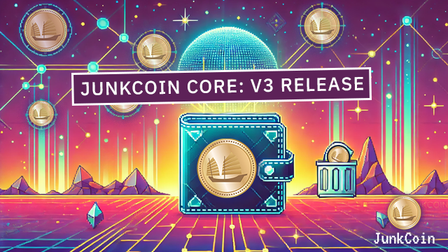 The Junkcoin Core v3 And New Wallet Are Live!