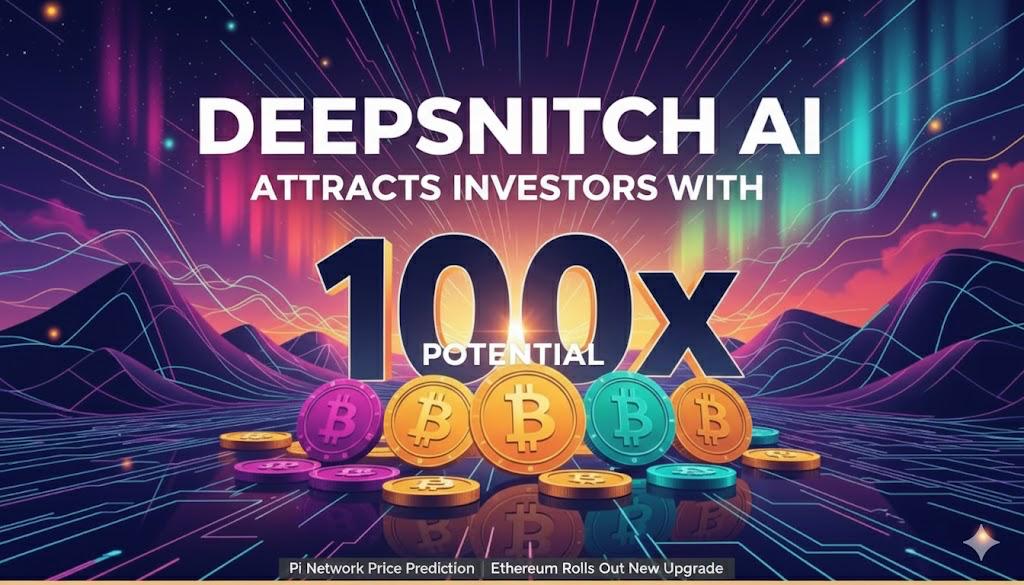 Pi Network Price Prediction: Ethereum Rolls Out New Upgrade As DeepSnitch AI Attracts Investors With 100x Potential