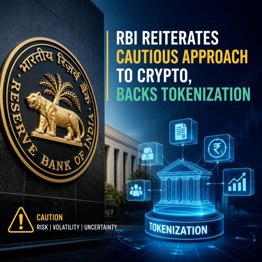 Rbi Reiterates Cautious Approach To Crypto, Backs Tokenization