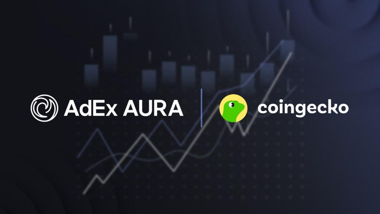 AdEx & CoinGecko Partner to Power AURA AI Agent with Live Data (13 Aug)