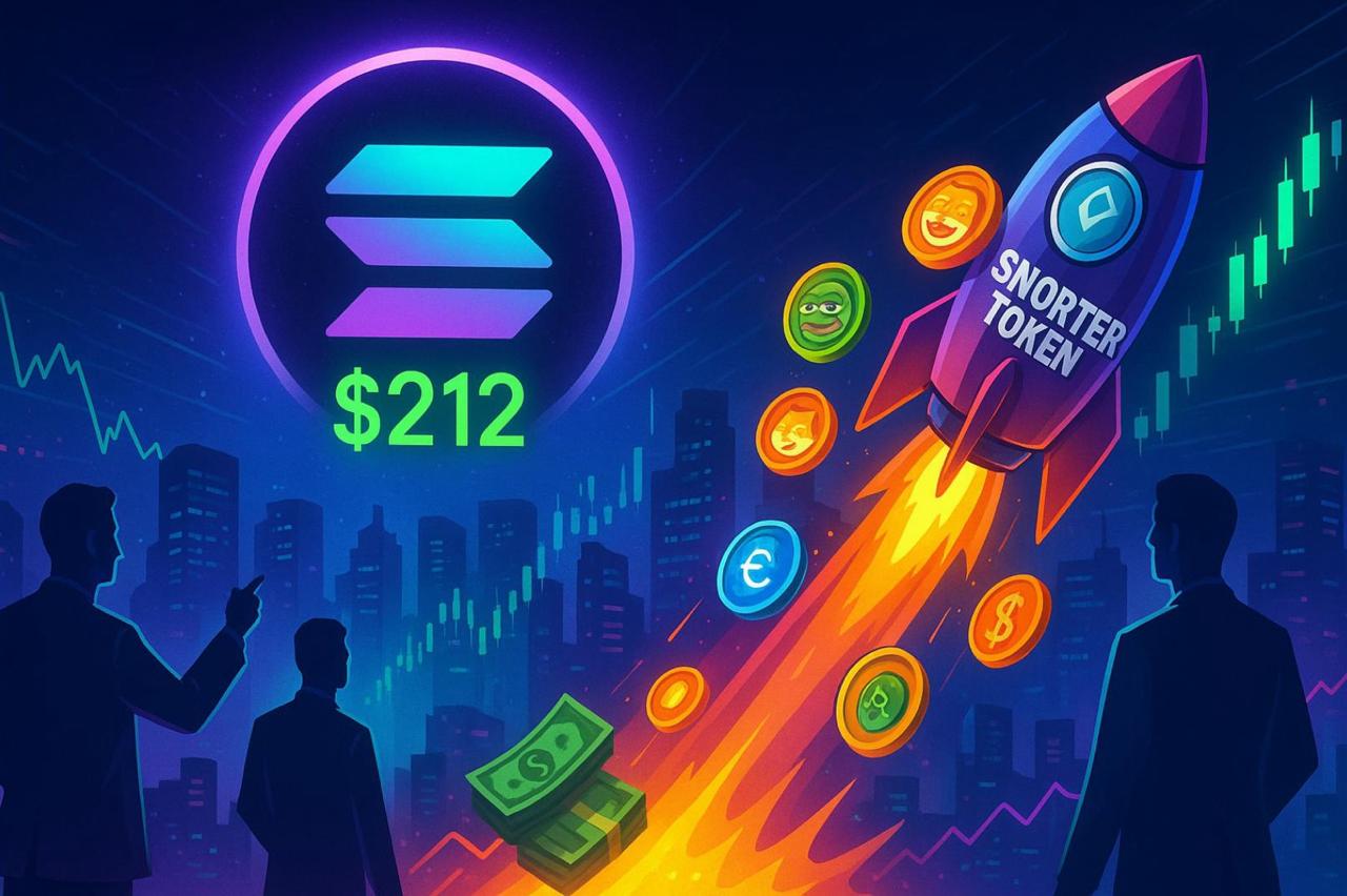 Solana Jumps to $212 After Enabling its Alpenglow Upgrade, Hyping Up the Snorter Token Presale