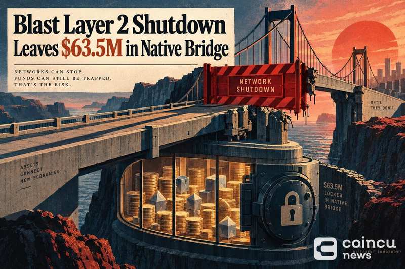 Blast Layer 2 Shutdown Leaves $63.5M in Native Bridge