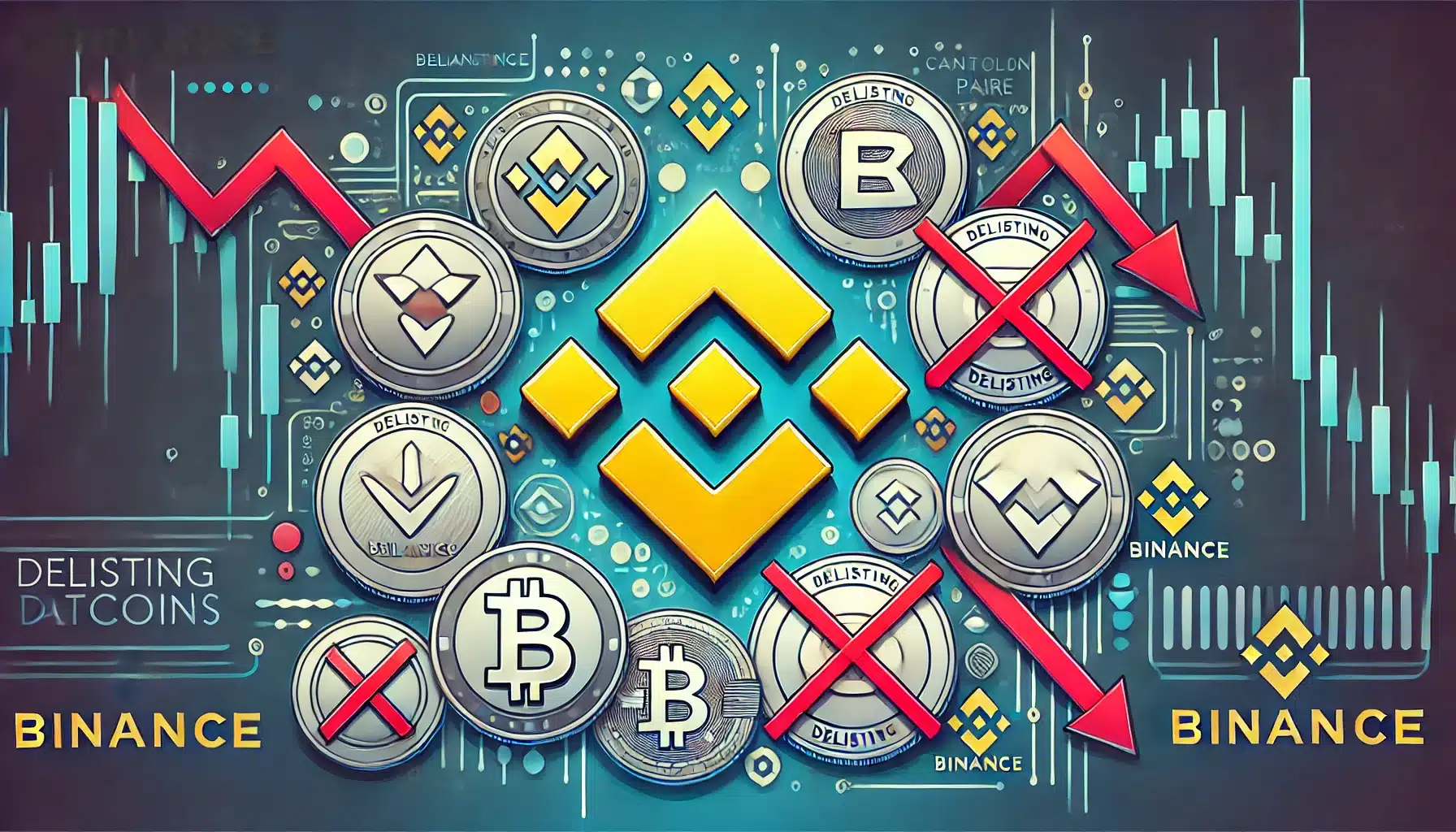 Binance Announces Delisting of 8 Altcoins: Prices Plummet!