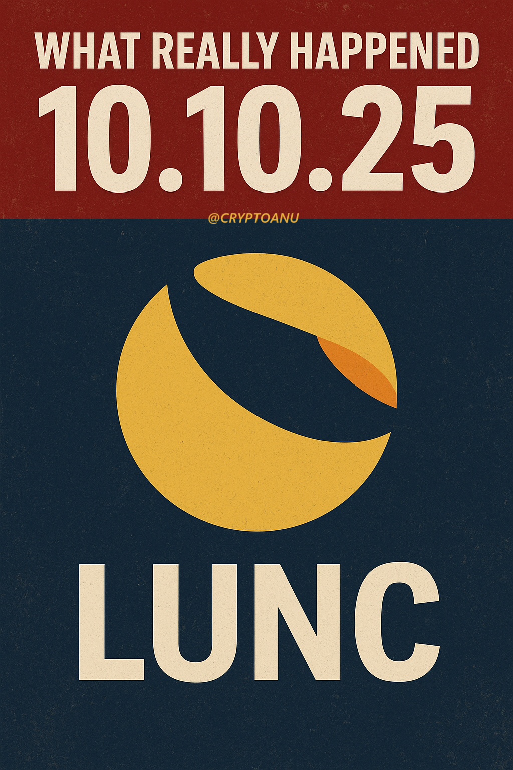 The 10.10.25 Crash — What Really Happened, and Why $LUNC Is at the Center of It