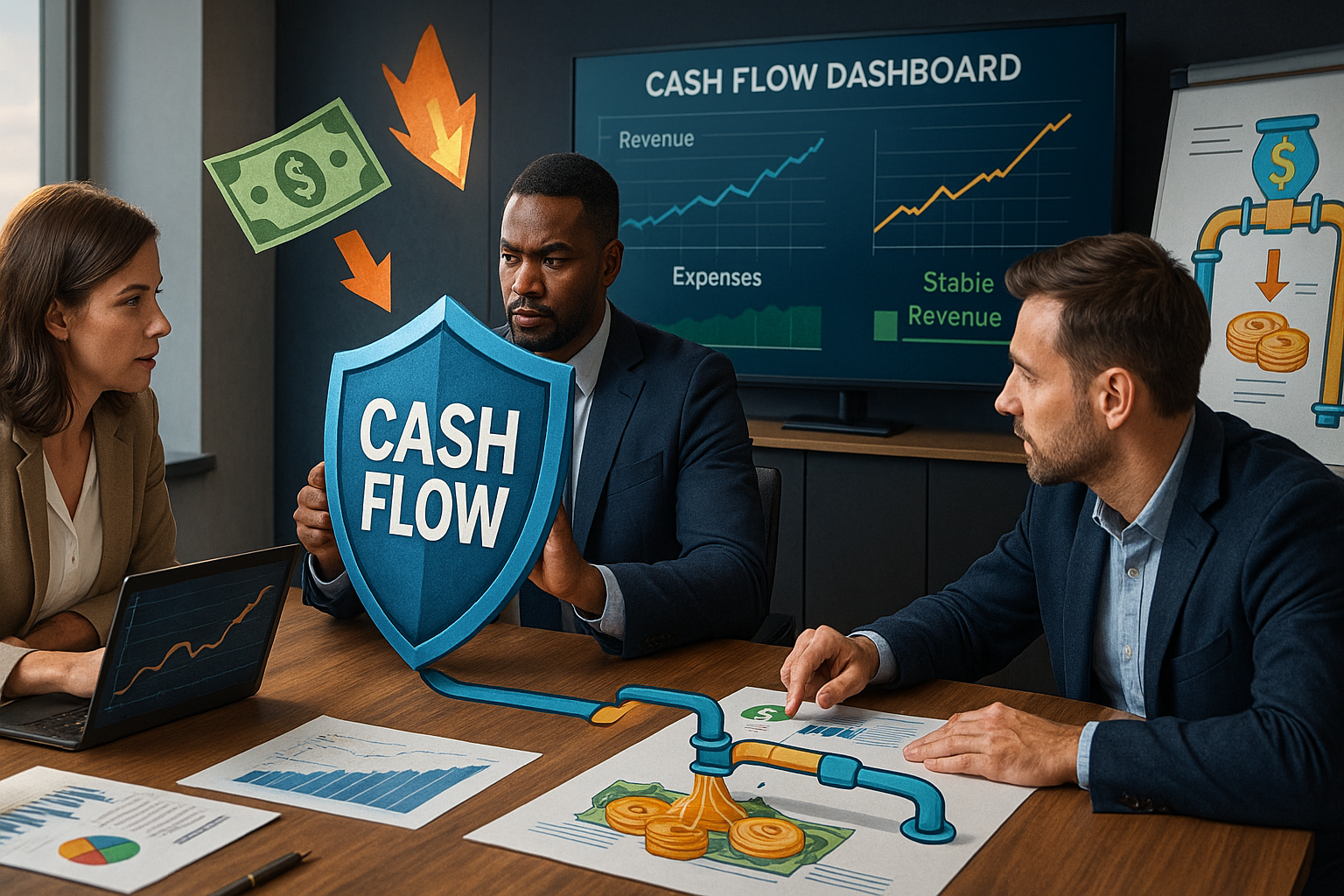 FORTIFY YOUR BUSINESS: 12 Genius Cash Flow Strategies to Instantly Eliminate Revenue Gaps