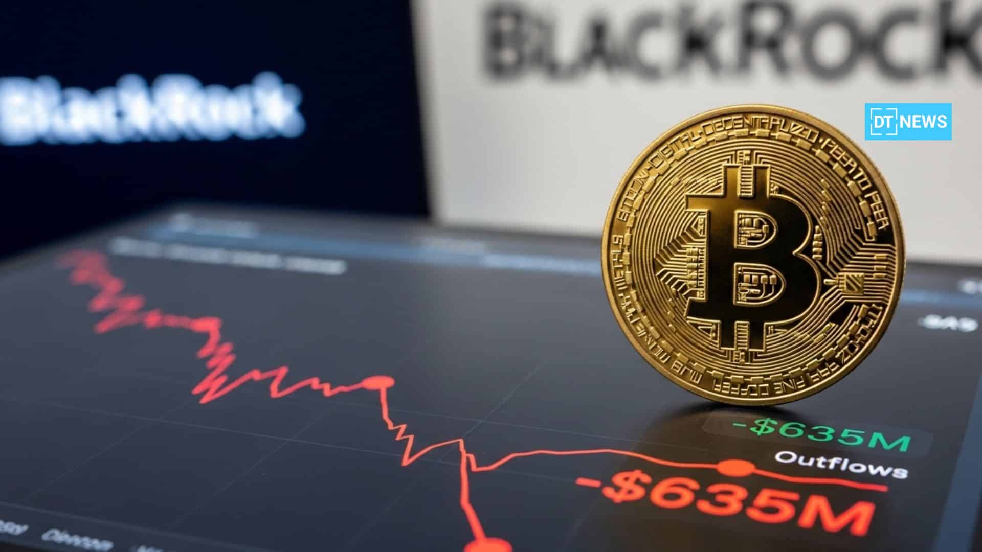 Bitcoin ETF Outflows Hit $635M as BlackRock’s IBIT Faces Rare Pressure