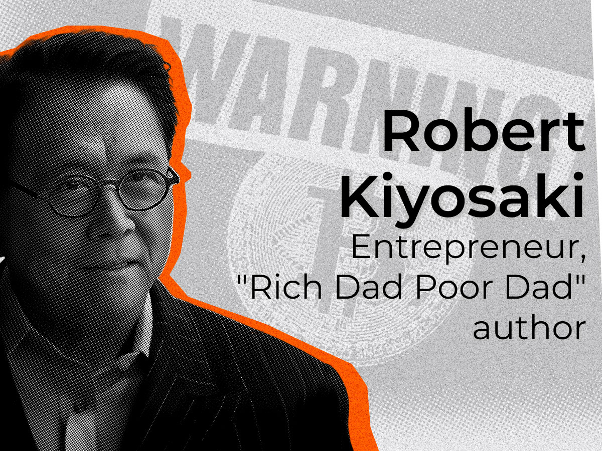 'Rich Dad Poor Dad' Author Warns of Bitcoin Crash