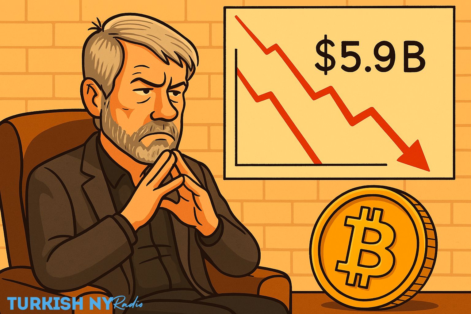 $5.9 Billion in the Red: Why Saylor’s Bitcoin Strategy Is on Pause