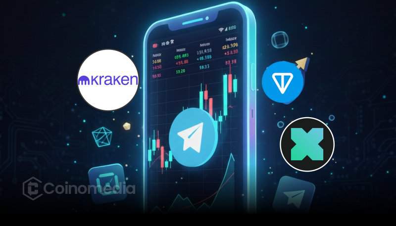 Kraken xStocks Expands to TON Blockchain via Telegram