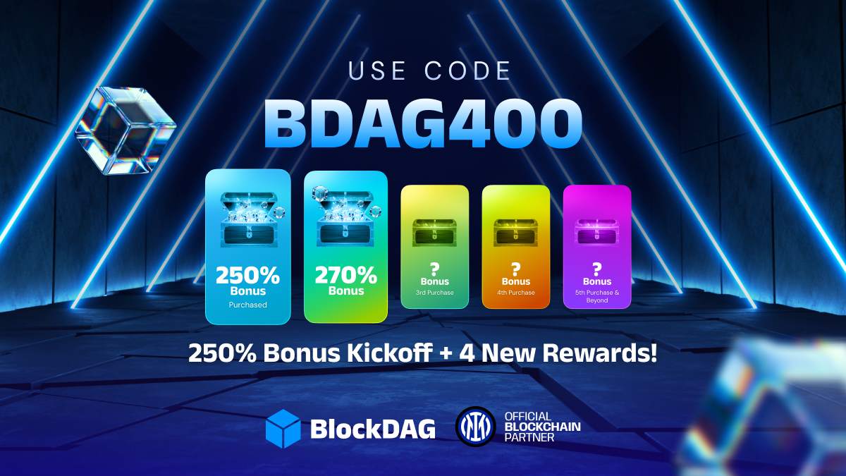 BlockDAG’s New Mystery Bonuses Begin at 250%! Cardano (ADA) & Tron (TRX) Price Predictions Stay Positive