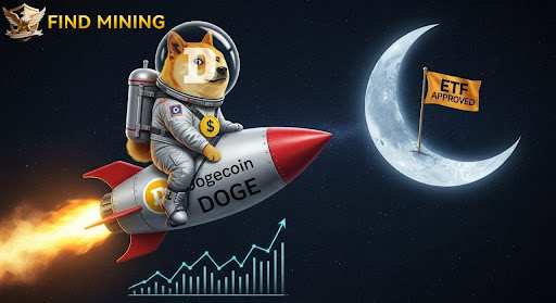 REX-Osprey quickly debuted with the DOGE ETF, and FindMining launched a DOGE-based mining contract, converting DOGE into a stable daily cash flow.