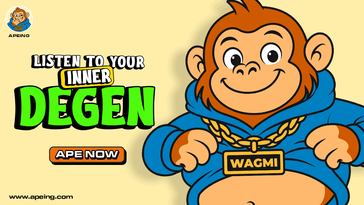 Apeing Ignites FOMO as the Best Upcoming Crypto as XRP Stays Stable, While TRX Sees Uptick and Ethereum Dips Below 3K