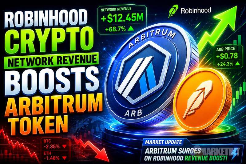 Robinhood Crypto Network Revenue Boosts Arbitrum Token