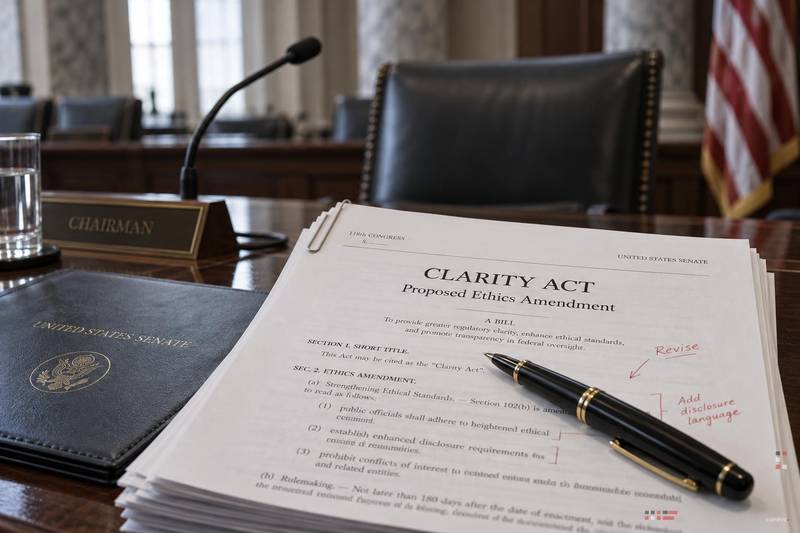 Senate Republicans Revise Clarity Act With Ethics Proposal