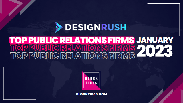 Block Tides Listed on The Top Public Relations Firms In January, According To DesignRush