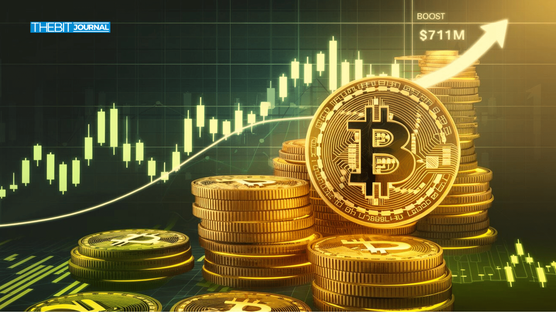 Bitcoin Sees Financial Boost of $711M And Optimistic Market Trends