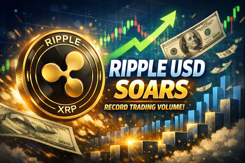 Ripple USD Soars with Record Trading Volume, Outpacing PYUSD