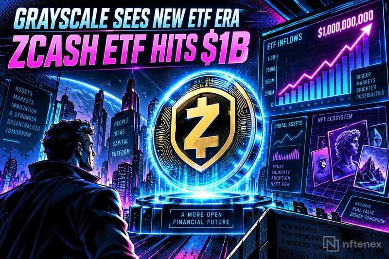 Grayscale Sees New ETF Era as Zcash ETF Hits $1B