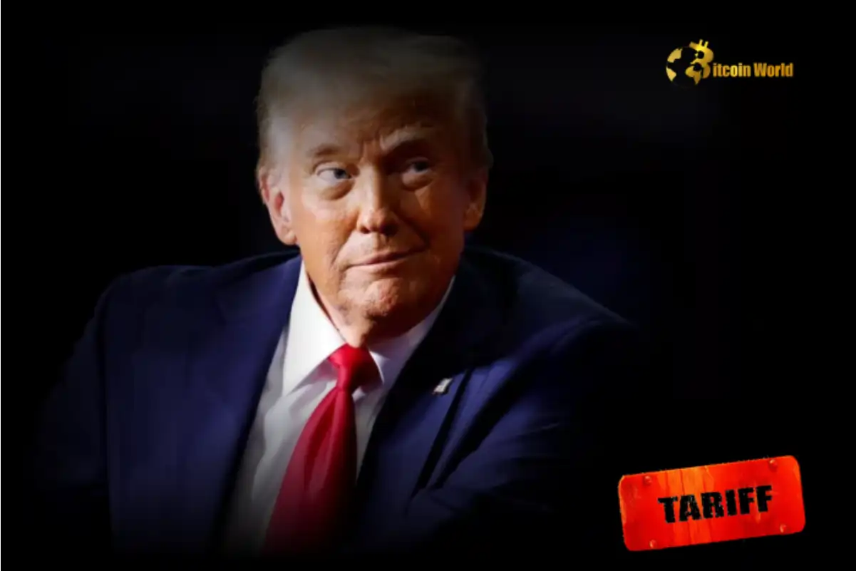 Urgent Crypto Volatility Warning: Trump’s Tariff Announcement Sparks Market Jitters