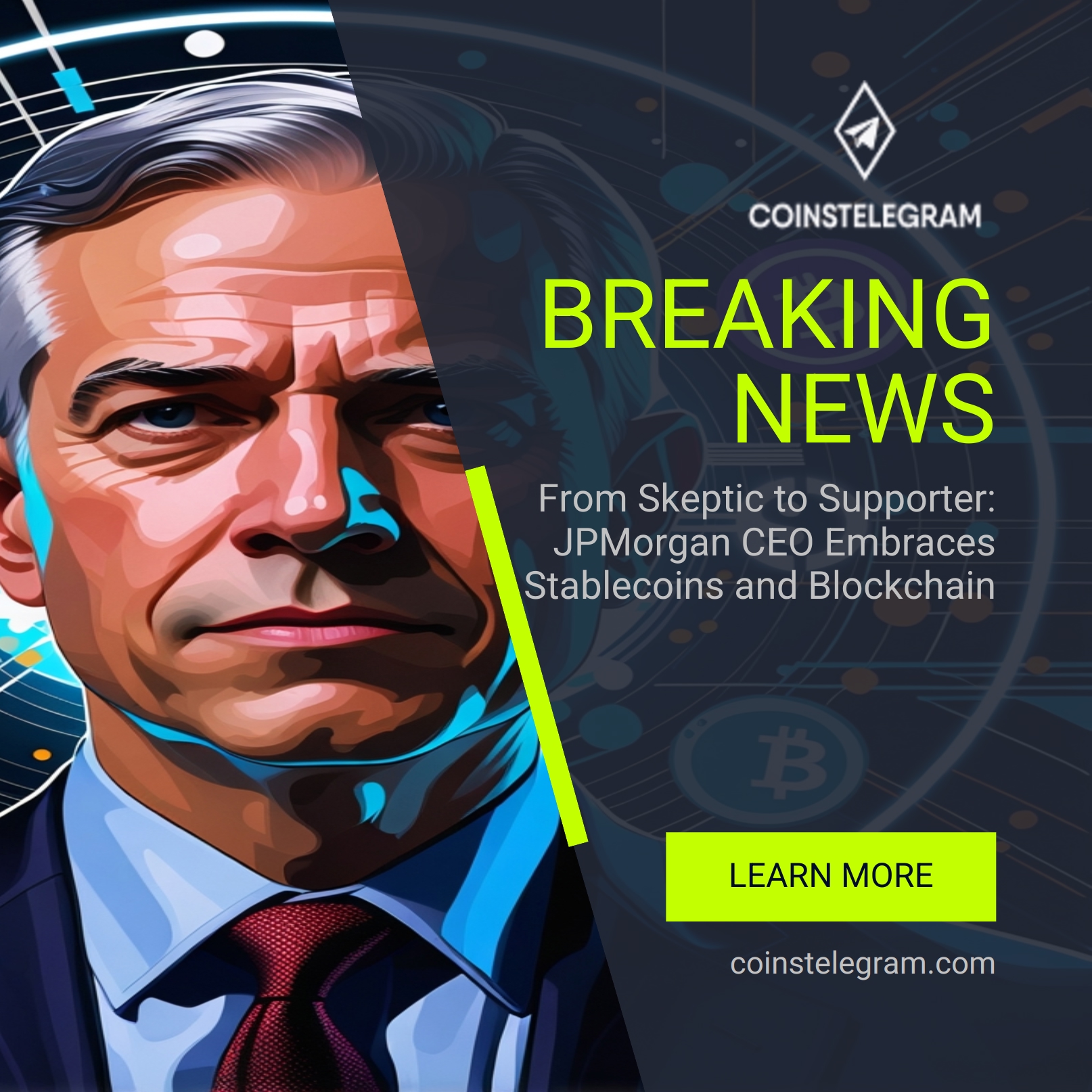 From Skeptic to Supporter: JPMorgan CEO Embraces Stablecoins and Blockchain