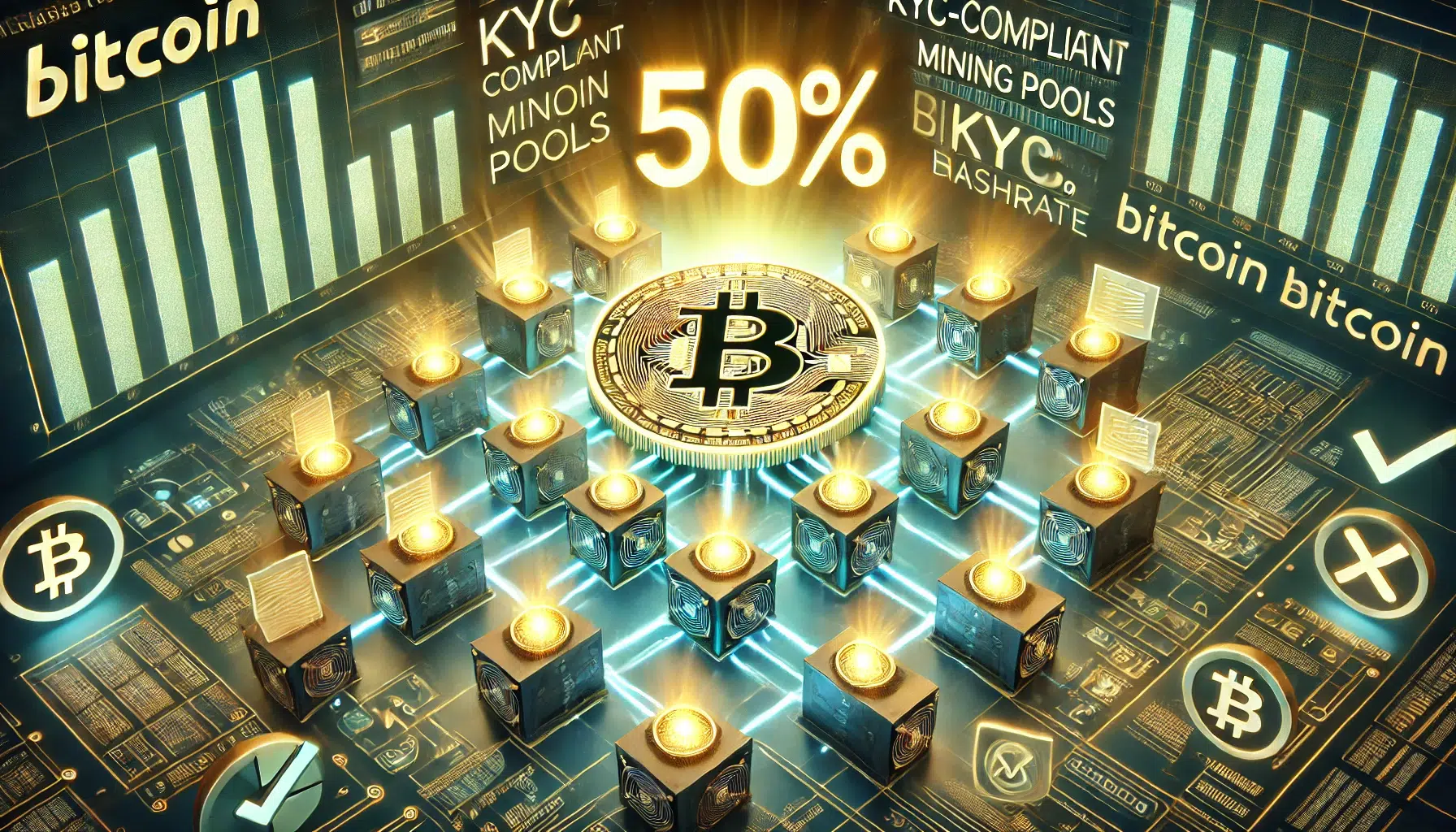KYC-Compliant Mining Pools Surpass 50% Hashrate: What This Means for Bitcoin’s Future