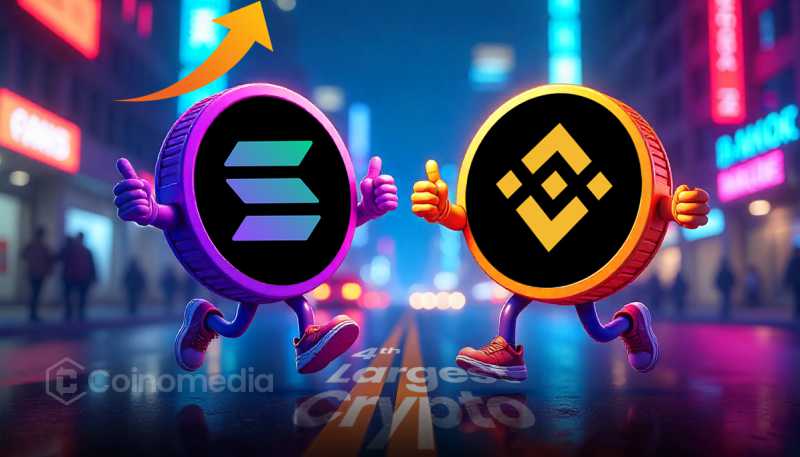 Solana Surpasses BNB to Become 5th Largest Crypto