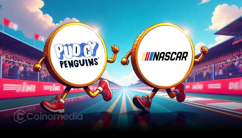 Pudgy Penguins Join Forces with NASCAR