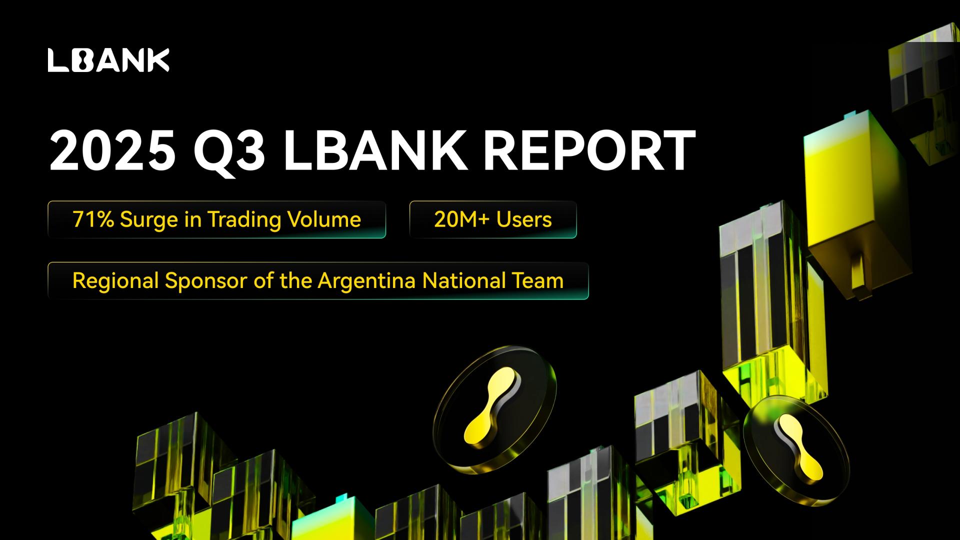 LBank Releases Q3 2025 Report: $8.5B Daily Trading Volume Soars 71% QoQ as Global Users Surpass 20 Million