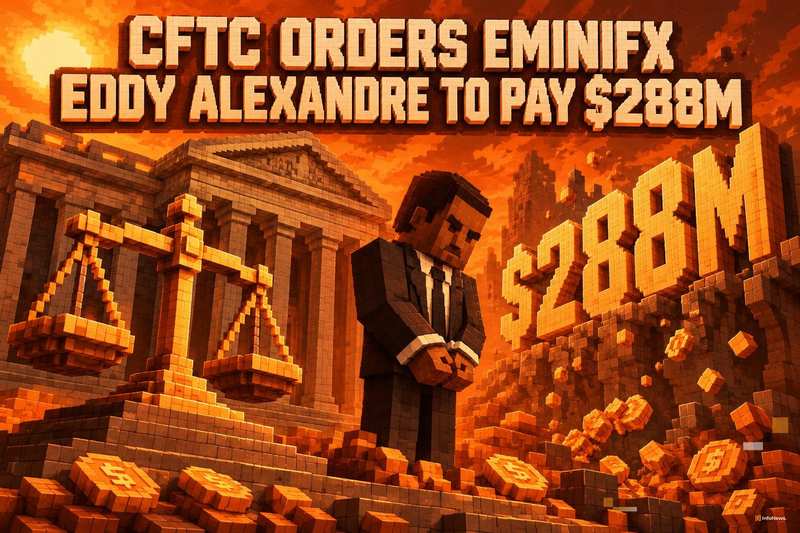 CFTC Orders EminiFX, Eddy Alexandre to Pay $288M