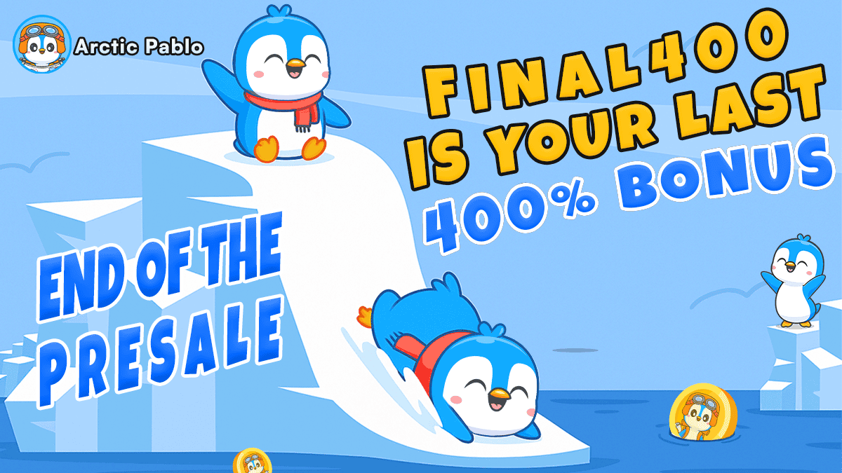 Presale Closing Soon: Arctic Pablo’s 400% Bonus Finale Targets 83× ROI, While Shiba Inu and Baby Doge Rally