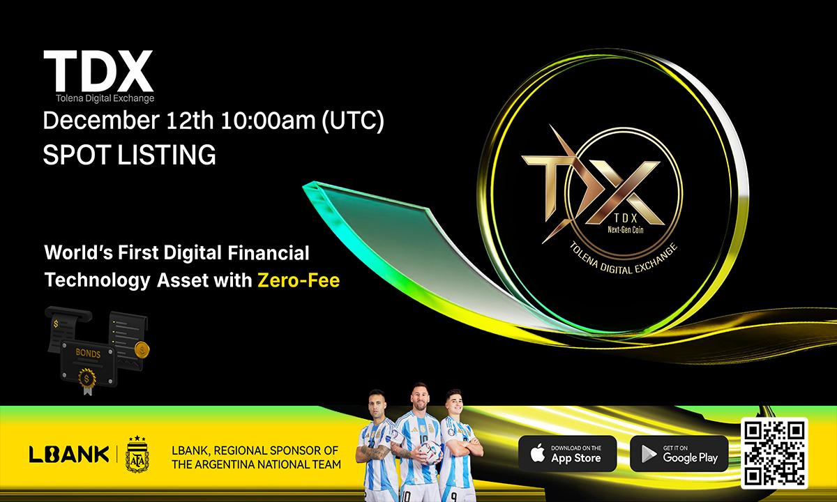 TDX Launches Next-Generation Digital Asset as LBank Listing Goes Live on December 12 (11 Dec)