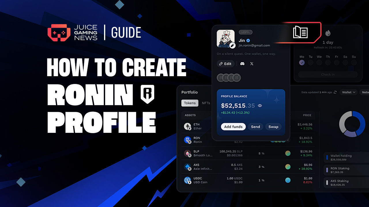 How to Set Up a Ronin Profile Through the Web Wallet