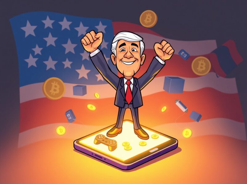 TRUMP Memecoin Stuns with $1 Million President-Themed Mobile Game Launch