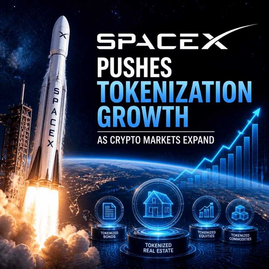 SpaceX Pushes Tokenization Growth as Crypto Markets Expand