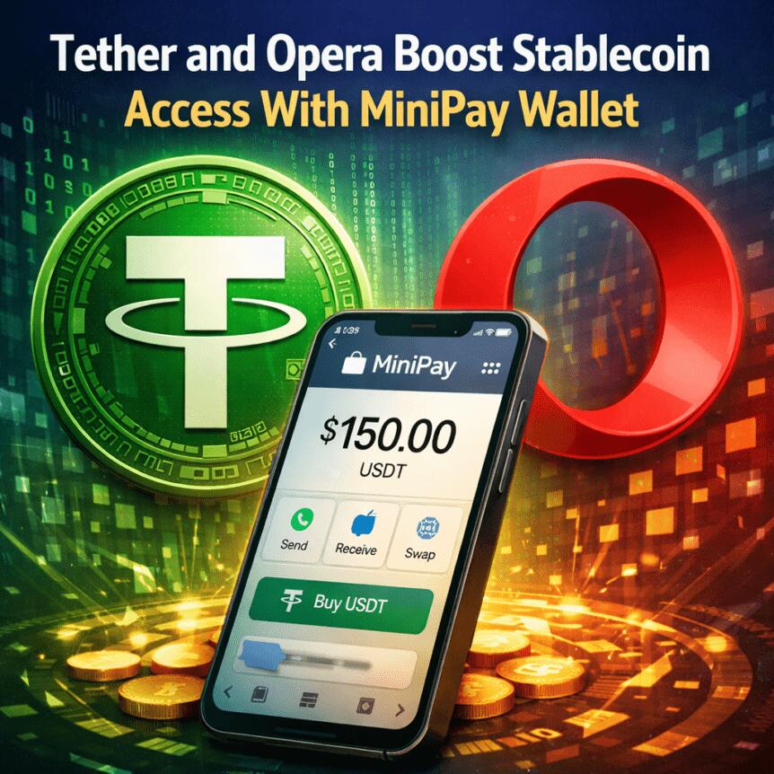 Tether and Opera Boost Stablecoin Access With MiniPay Wallet