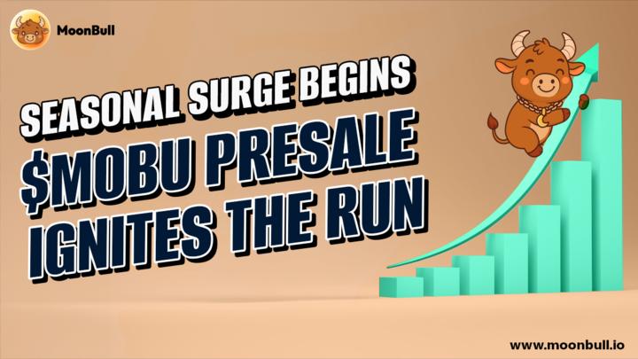 MoonBull ($MOBU) Presale Frenzy: Secure Tokens at $0.00005168 and Join the Viral Meme Coin Surpassing Bonk and Dogecoin