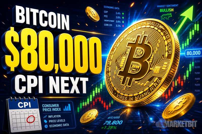 Bitcoin Holds Near $80,000 Ahead of CPI Release