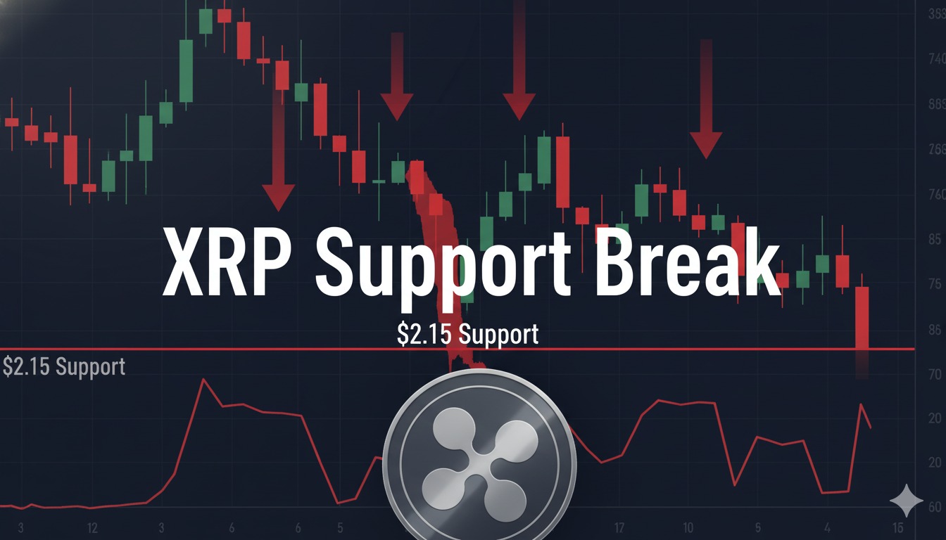 XRP Crashes Below $2.15, Bears Eye $1.55 Next