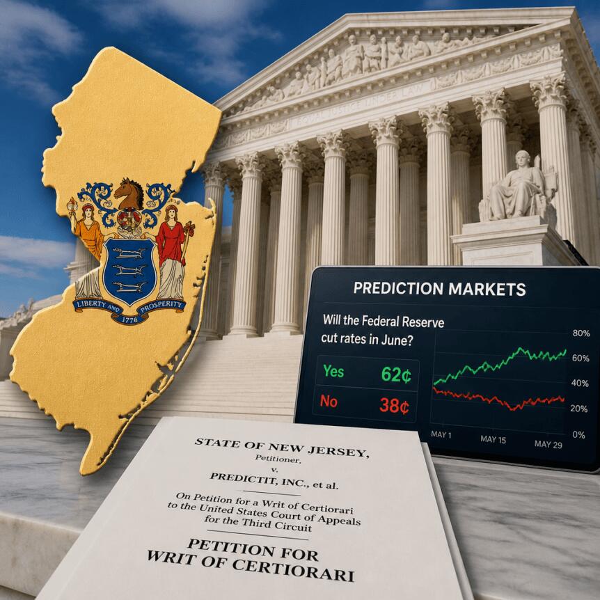New Jersey Asks U.S. Supreme Court to Review Prediction Markets