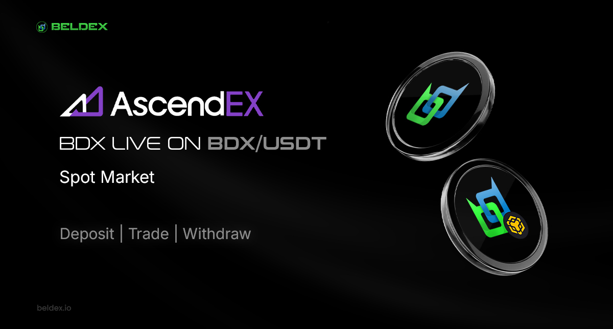Beldex (BDX) is Live on AscendEX Exchange