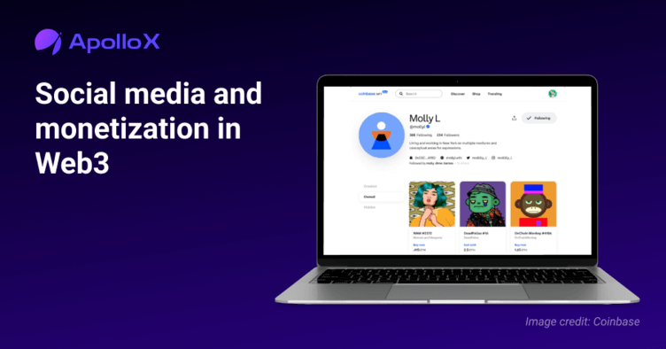 [ApolloX News Station] Social media and monetization in Web3