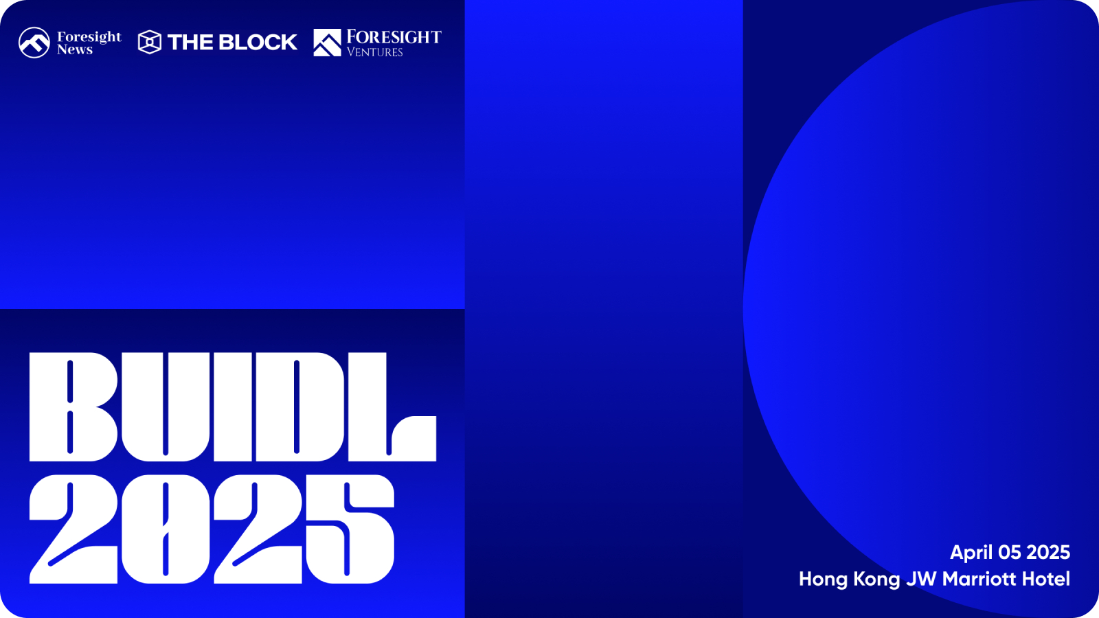 Foresight Ventures to Co-Host BUIDL 2025 Conference in Hong Kong, Featuring Web3 Visionaries