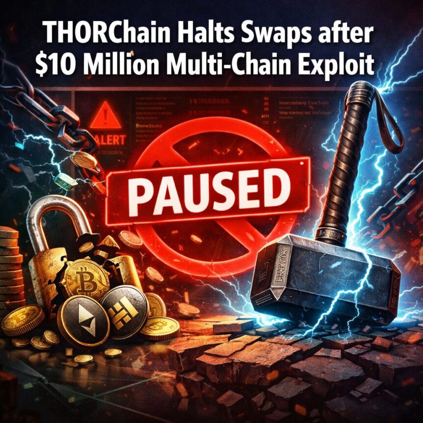 THORChain Halts Swaps after $10 Million Multi-Chain Exploit