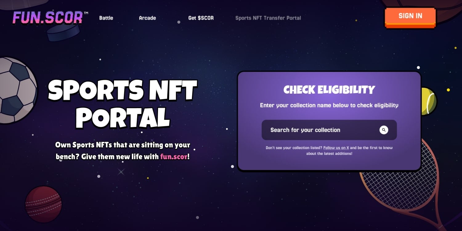 SCOR Releases Cross-Chain Solution,Transforms Dormant Sports NFTs Into Versatile Assets